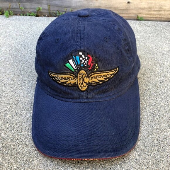 Unbranded Other - Vintage MAIN GATE Indianapolis Motor Speedway Hat 90th Running Kids Boys Cap​